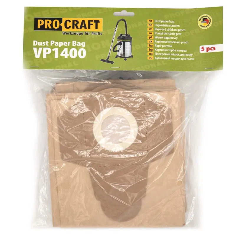Vrecko papierové pre priemyselný vysávač Procraft VP1400 | SpVP1400