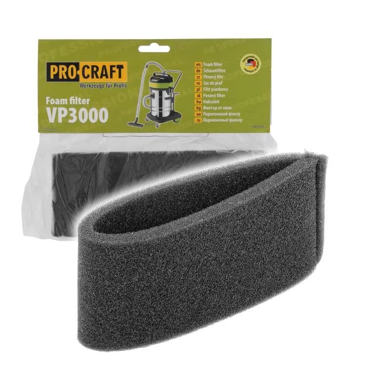 Penový filter pre priemyselný vysávač Procraft VP3000 | FPVP3000