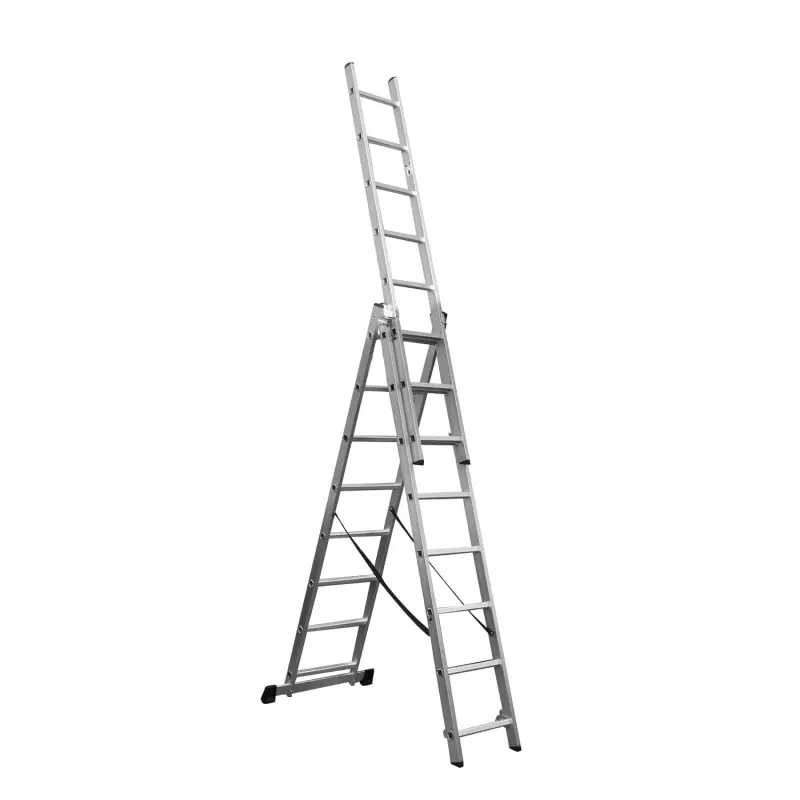 Rebrík hliníkový trojdielny 3x8 Procraft PLA3.508 | PLA3.508