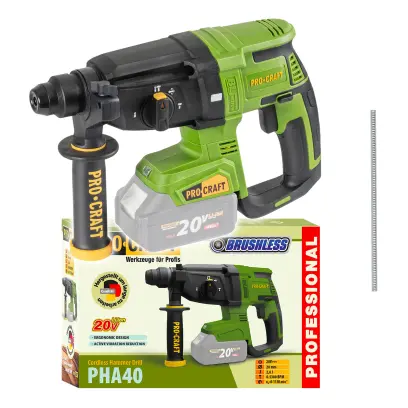 Aku vŕtacie kladivo Procraft PHA40bb (bez batérie a nabíjačky) SDS Plus | PHA40bb
