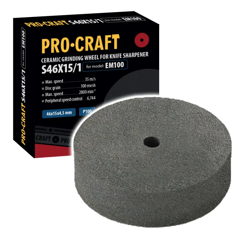 Brúsny kotúč pre brúsku na nože Procraft S46X15/1 /EM100 | S46X15/1