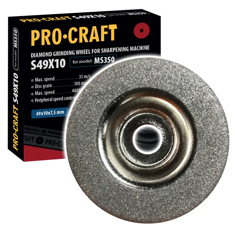 Brúsny kotúč pre brúsku na nože Procraft S49X10 /MS350 | S49X10
