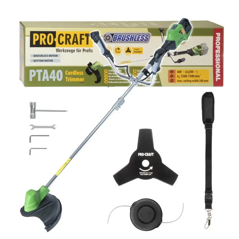 Aku krovinorez Procraft PTA40 (bez batérie a nabíjačky) | PTA40