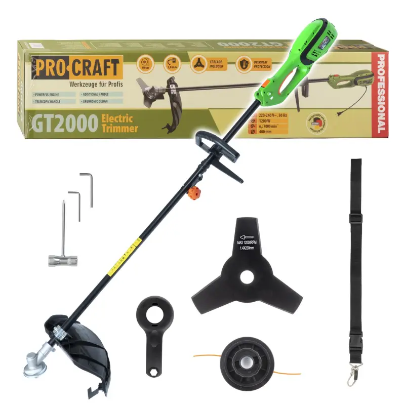 Elektrický krovinorez Procraft GT2000 | GT2000