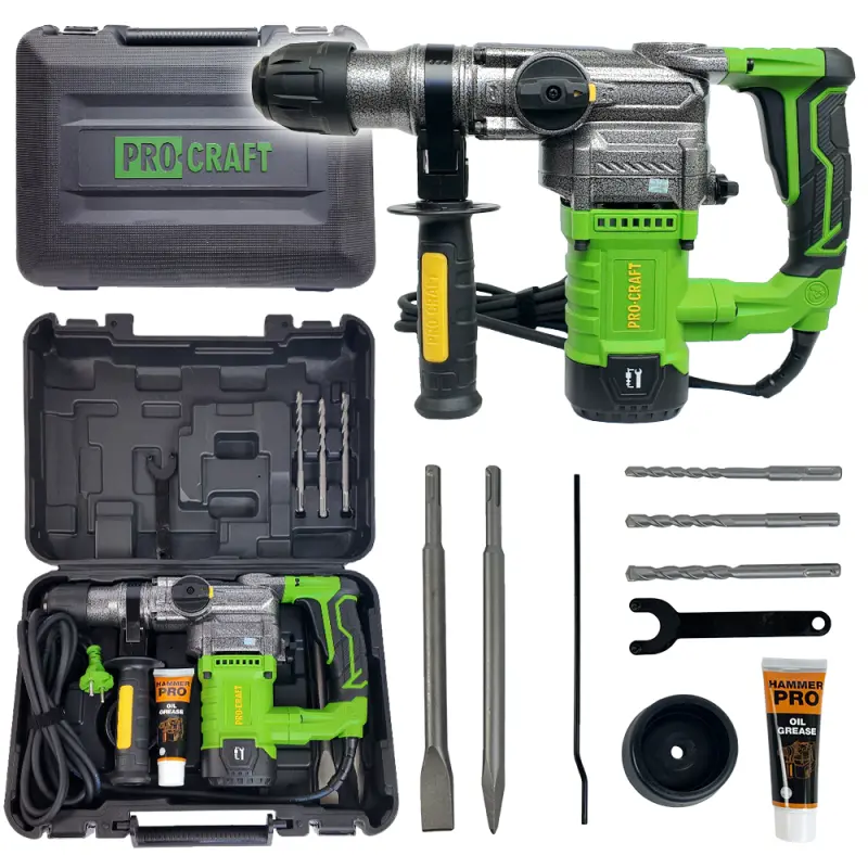 Kombinované vŕtacie a sekacie kladivo Procraft BH1300, SDS Plus | BH1300