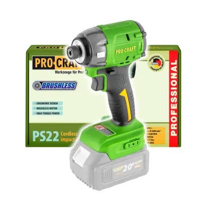 Aku rázový uťahovák Procraft PS22bb (bez batérie a nabíjačky)