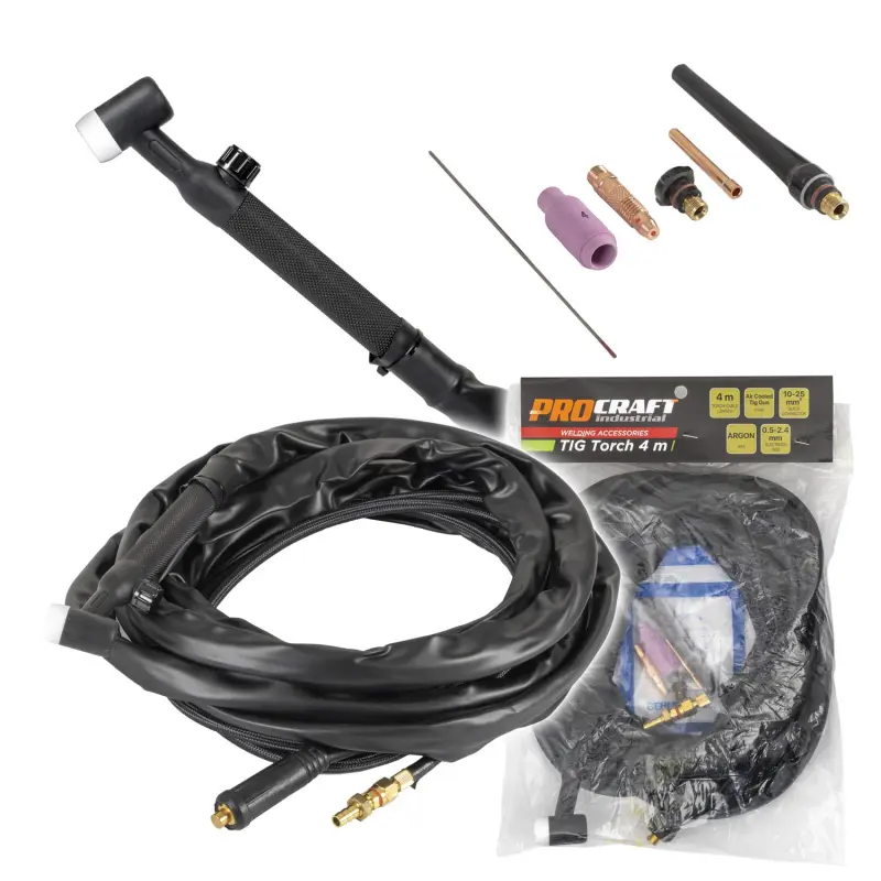 Zvárací horák Tig 4m Procraft Industrial | TIG torch 4m