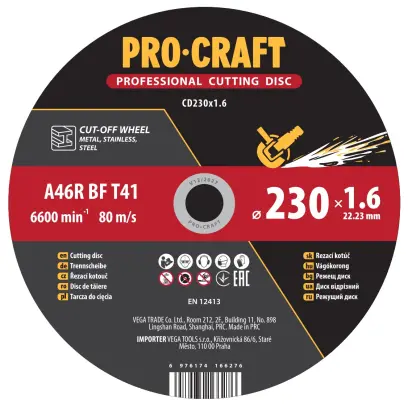 Rezný kotúč Procraft CD230x1.6 | CD230x1.6