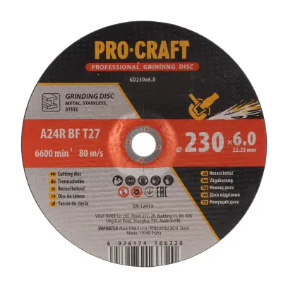 Brúsny kotúč Procraft GD230x6.0 | GD230x6.0