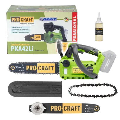 AKU reťazová píla Procraft PKA42Li (bez batérie a nabíjačky)