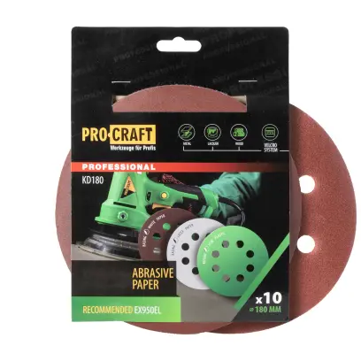 Brusný papír 10 ks. Procraft КD180.150 (PRCKD180.150)