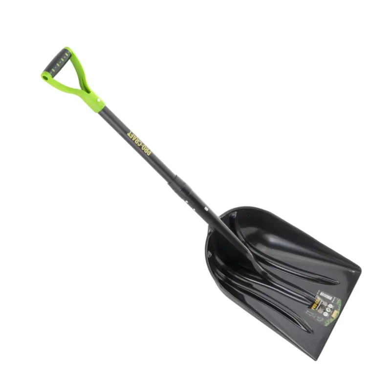 Lopata na sneh a obilie 36,5cm plastová so sklolaminátovou násadou krátka 115cm Procraft GPS-1150 | GPS-1150