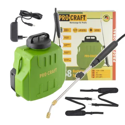 Aku postrekovač Procraft AS8