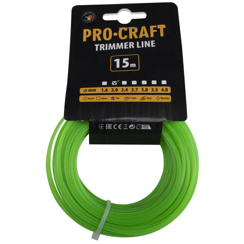 Struna žacia (2mm) (15m) hviezda PROCRAFT ZV-2/15 | ZV-2/15
