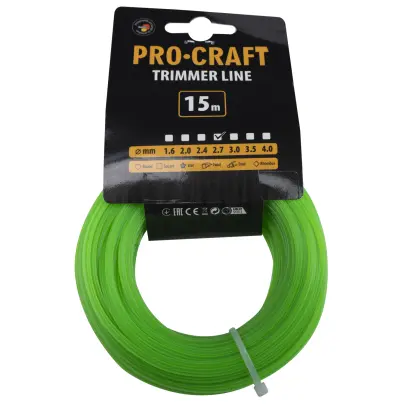 Struna žacia (2.7mm) (15m) hviezda PROCRAFT ZI-2.7/15