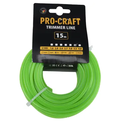 Struna žacia (3.5mm) (15m) hviezda PROCRAFT ZI-3.5/15