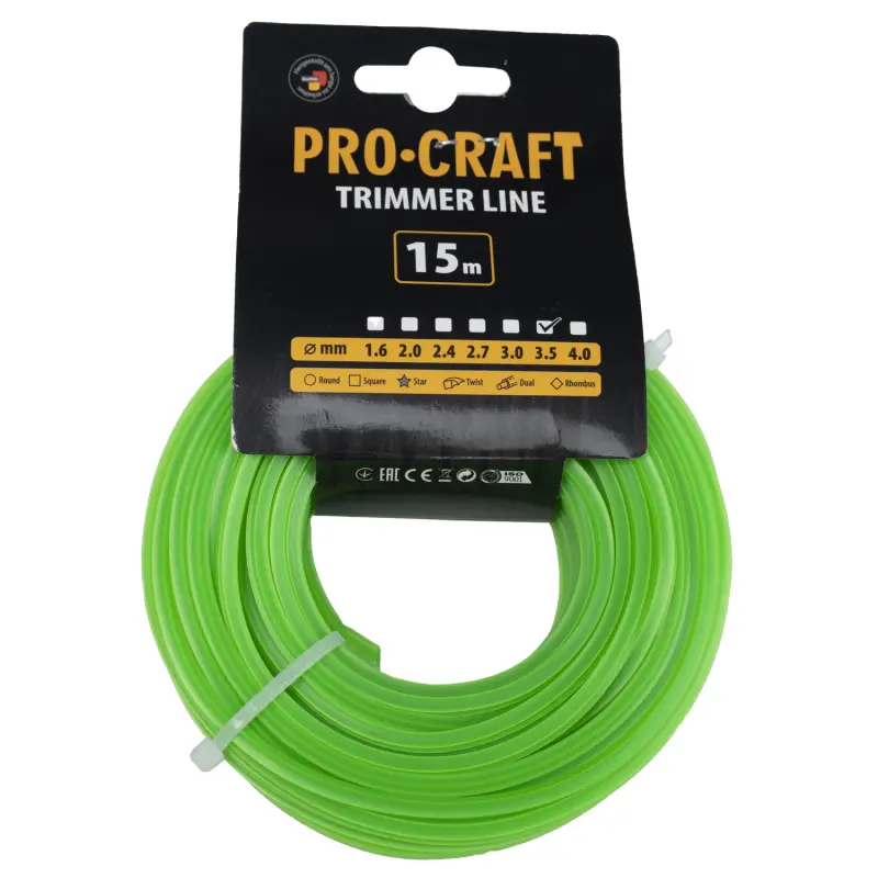 Struna žacia (3.5mm) (15m) hviezda PROCRAFT ZI-3.5/15 | ZI-3.5/15