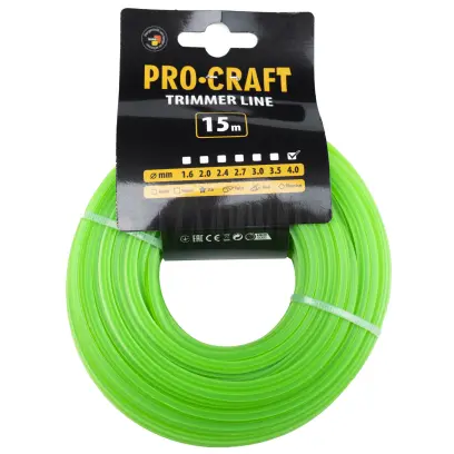 Struna žacia (4mm) (15m) hviezda PROCRAFT ZI-4/15