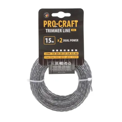 Struna žacia (s výstuhou) (2.7mm) (15m) špirála PROCRAFT SP/J-2.7/15