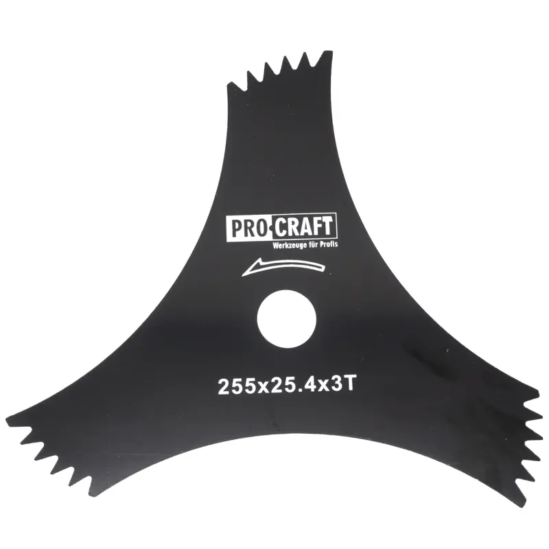 Nôž krovinorezu (D255*25.4) 3T (DRAGON) PROCRAFT | H-3T/D