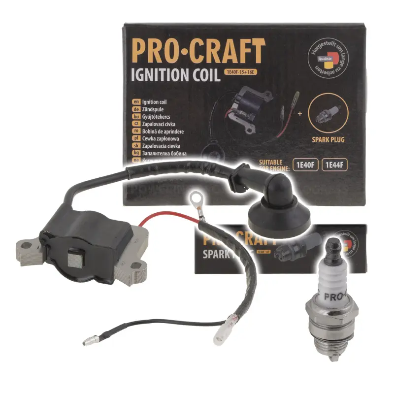Cievka zapaľovania + sviečka 1E40F/44F PROCRAFT | 1E40F-15+16E