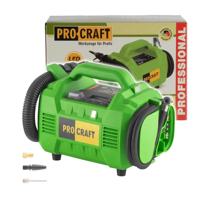 Aku kompresor LK30 Procraft s kombináciou nafukovania hubicou (bez batérie a nabíjačky) | LK30 bb