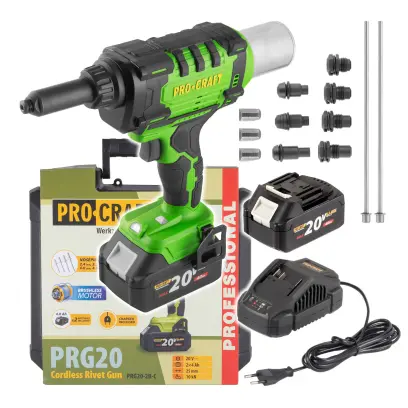 Aku nitovacia pištoľ Procraft PRG20