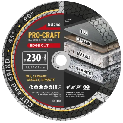Diamantový kotúč Edge Cut Procraft DG230 | DG230
