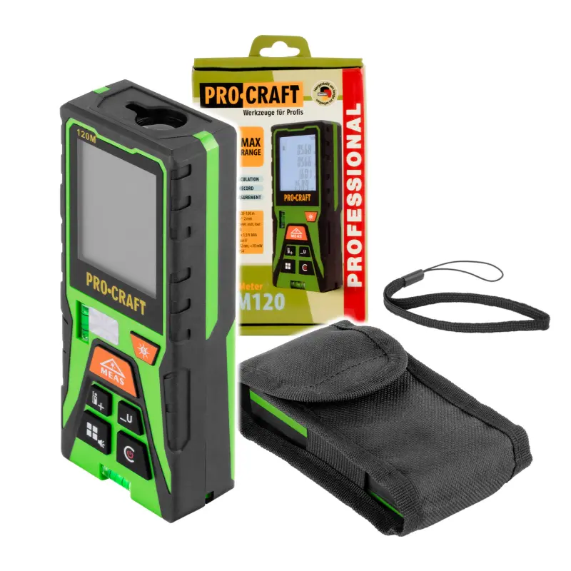 Laserový merač vzdialenosti Procraft PLDM120 | PLDM120