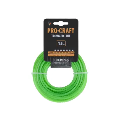 Struna žacia (3mm) (15m) ozubená PROCRAFT KD-3/15