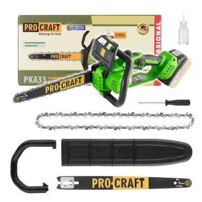 Aku reťazová píla Procraft PKA33 (bez batérie a nabíjačky)
