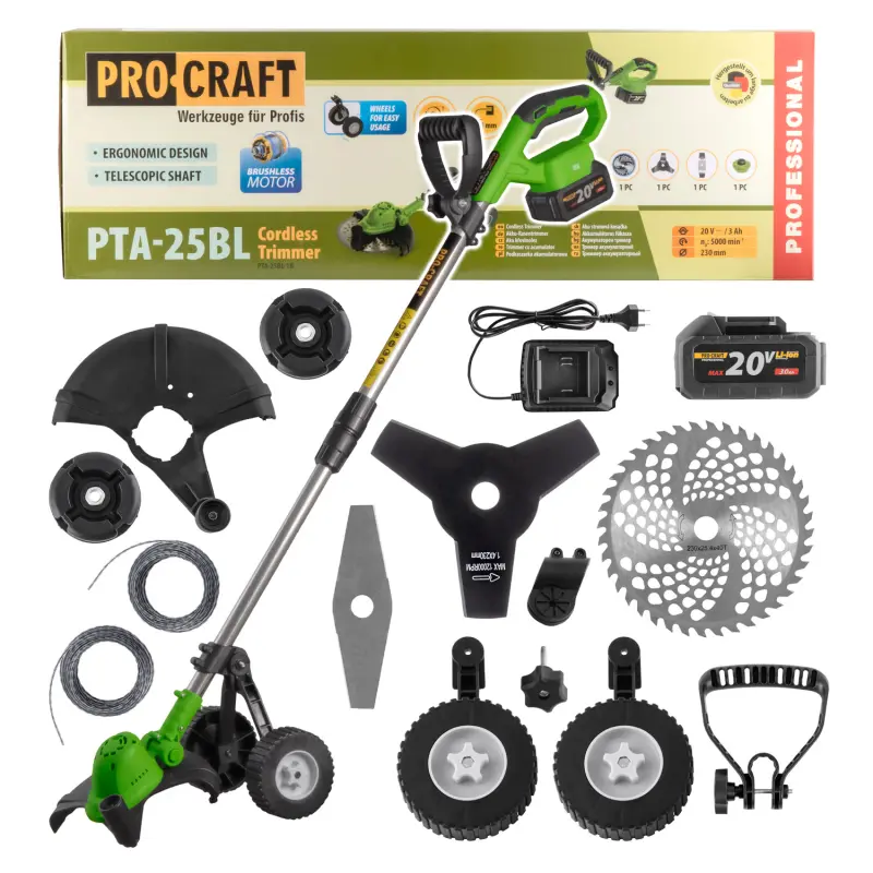 Aku vyžínač Procraft PTA-25BL-1B | PTA-25BL-1B