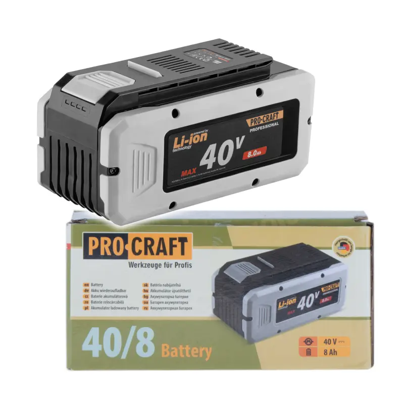 Batéria akumulátorová 40V Li-ion, 8000mAh Procraft 40/8 | 40/8