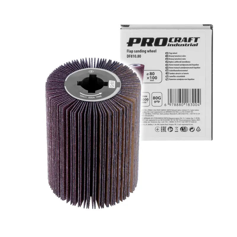 Brúsny lamelový valec Procraft DF810.80 | DF810.80