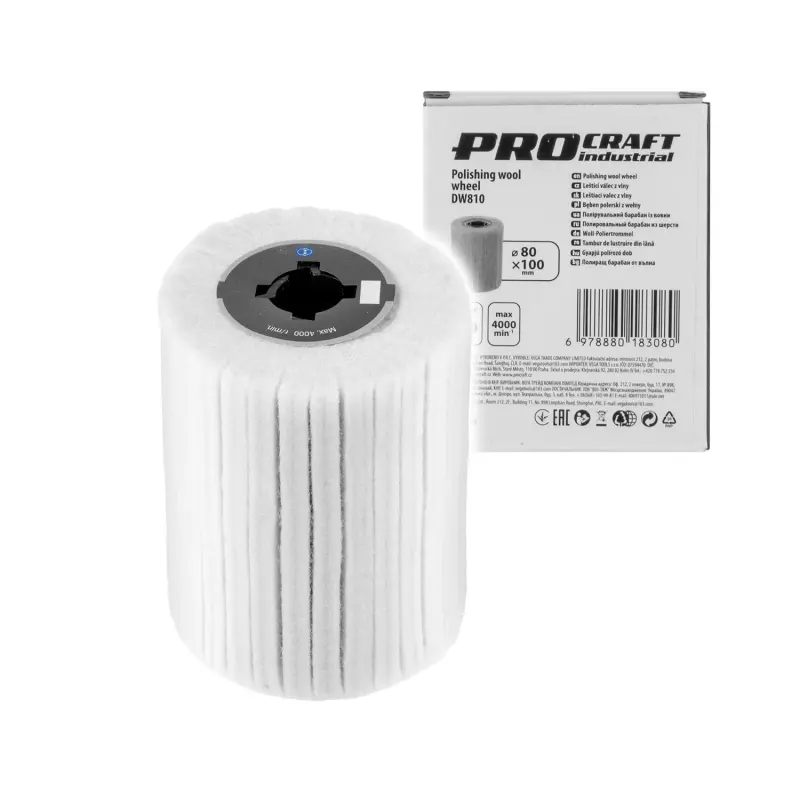 Brúsny valec z vlny Procraft DW810 | DW810