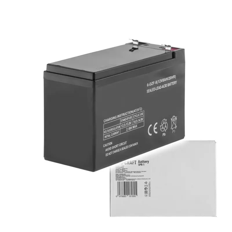 Olovený akumulátor 12V 8Ah Procraft SPR-1 | SPR-1