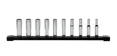 Sada prodloužených nástrčných hlavic Milwaukee 1/4″, 10 ks, 4932501801