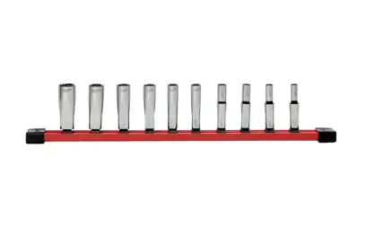 Súprava predĺžených nástrčných hlavíc Milwaukee 1/4", SAE socket, 10 ks, 4932501803