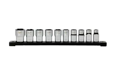 Súprava nástrčných hlavíc Milwaukee 1/2″, Metric socket, 10 ks, 4932501804