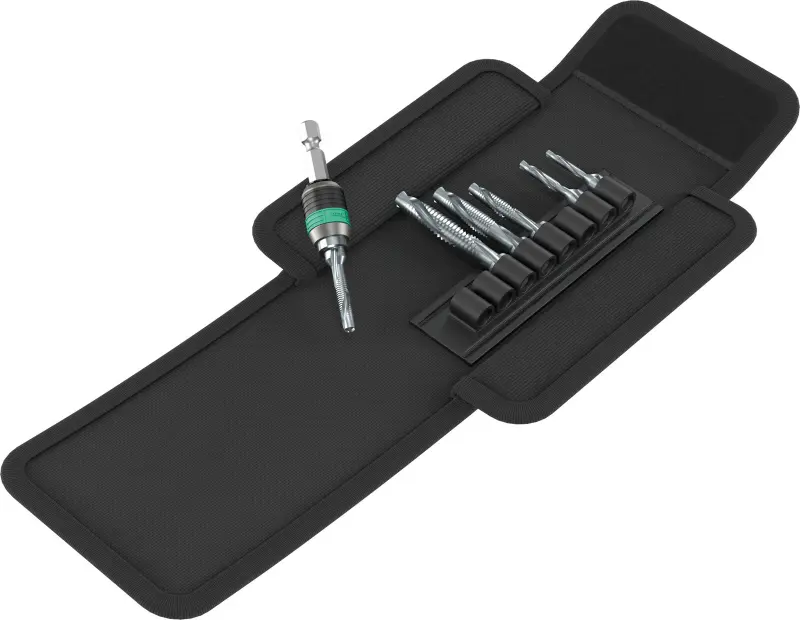 Wera 104751 Kombinované bity 1/4" s HSS závitníkmi M3 ÷ M10 typ 847/7 - 7 dielov (W05104751001)