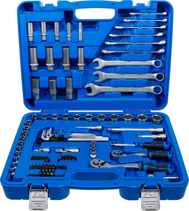 BGS 74701 Gola sada 1/4" - 3/8" vrátane kľúčov - 92 dielov