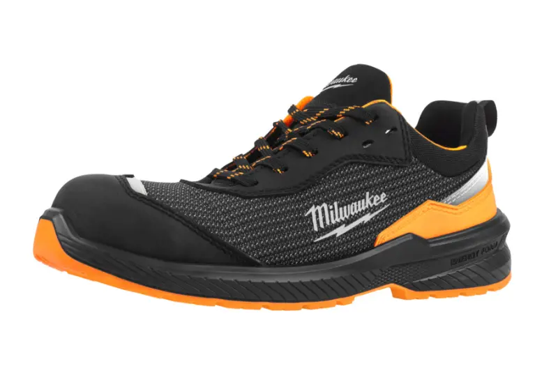 Bezpečnostní obuv Milwaukee FLEXTRED s vysokou viditelností, textilní svršek, FXT S1PS Orange 1L919199 SC FO SR ESD, oranžová barva (vel.48), 4932501570