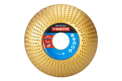 Rašpľový kotúč FESTA 21822.01 pr. 100 x 22,2 mm - oblý (L21822)