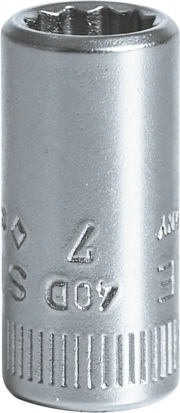 Nadstavec nástrčného kľúča 1/4" 7 mm, dĺžka 23 mm