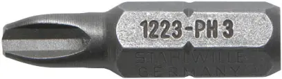 Bit 1/4" Phillips PH0 L.25 mm
