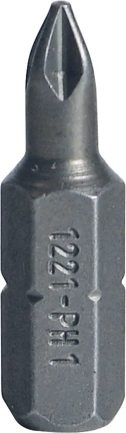 Bit 1/4" Phillips PH1 L.25 mm