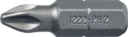 Bit 1/4" Phillips PH2 L.25 mm