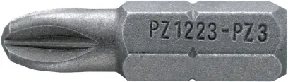 Bit 1/4" krížová drážka PZ3 L.25 mm