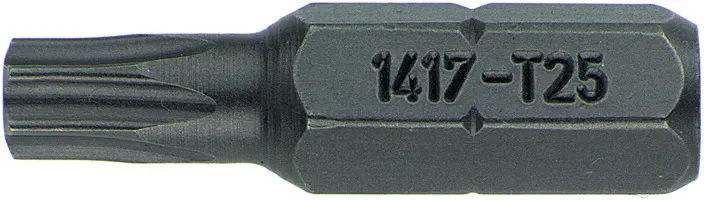 Bit 1/4" T6, dĺžka 25 mm