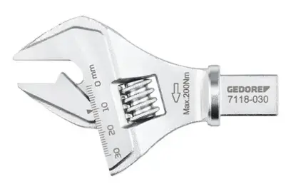 Nadstavec mom. kľúče - nastaviteľný kľúč Gedore 3544494 5 ÷ 41 mm. Typ 7118-030 (14 x 18 mm) (GED3544494)